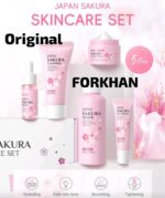 Laikou Japan Sakura Skin Care Set - 5pcs [serum Cream Toner Eye Cream Cleanser Combo] - Image 4