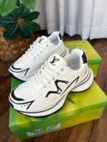 Wind Dad Shoes WomeninsTrendy All-Matching2023New Spring and Autumn Thick Bottom Show Feet Small European Goods Little White Sneakers - Image 2