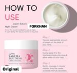 Original Japan Sakura Day Cream with Vitamin C & Hyaluronic Acid (30g) - Image 4