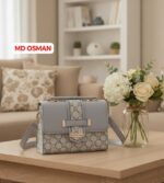 MENGDIDAISHU/Mengdi Kangaroo New Fashion Handbag Commuter's All-Matching Shoulder Messenger Bag Women's Bag Small - Image 4