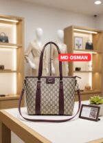 Middle-aged mom handbag 2026 new simple fashion check women's bag simple atmosphere retro shoulder crossbody bag - Image 4