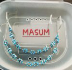 Professional DIY Orthodontic Braces Training Kit – Multi-Color Metal Brackets & Archwire Set - Image 3