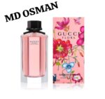 This is a bottle of Gucci Flora Gorgeous Gardenia Eau de Toilette for women.