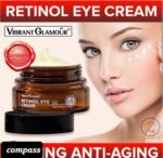 VIBRANT GLAMOUR Retinol Eye Cream Dark Circles Fade Fine Lines Remove Eye Bags Anti Wrinkle Anti Aging Firming Brighten Skin 20g - Image 4