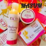 SCD Skin Care Rejuvenating Set – Peeling Skin Lotion, Kojic Dark Soap, and Sunblock Cream Tint (SPF 30)