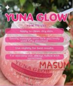 Yuna Glow Advanced Whitening Cream – Infused with Glutathione & Dragon’s Blood Extract (200ml) - Image 2