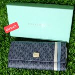 Michael Kors Jet Set Travel Continental Logo Striped Zip Wallet 8.5"L/4"H/1.25"W - Image 3