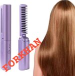Hair Straightener Curler Comb 2-in-1 Wet Dry 180-160-150 Degree Celsius Adjustable Heat Styling Tool For Home - Image 5