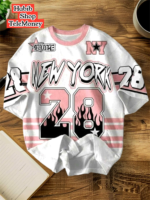 Men's New Style Cartoon Bear Graphic Tshirt Casual Loose O ... - Image 4