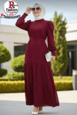 Women Casual Hijab Dress - Image 5