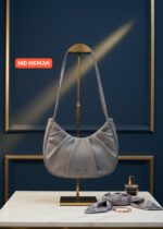 Herald Ruched Shoulder Bag Cloud Design Hobo Clutch Purse for Women Small Mini Cute Tote Handbag with Adjustable Strap - Image 4