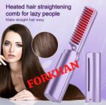 Hair Straightener Curler Comb 2-in-1 Wet Dry 180-160-150 Degree Celsius Adjustable Heat Styling Tool For Home - Image 4