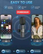 K9 Wireless Lavalier Type-C Double Microphone Upgraded Plug-Play Auto-Syncs Mic For Vlogs Interview Youtubers (NO APP or Bluetooth Needed) - Image 5