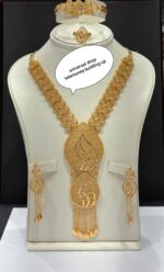 Unique Design Golden Color Jewellery Set - Image 7