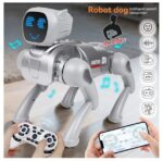 2.4G Intelligent RC Robot Mechanical Dog Voice Dialogue Cute Expression Light APP Remote Control Programming - Image 5