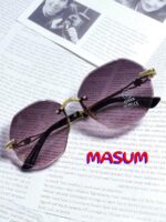 GXSS Rimless Hexagon Sunglasses – Gradient UV400 Protective Fashion Eyewear - Image 5