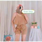 Pajamas for Women Summer Sleepwear y Pyjamas Set Tank Top Shorts Nightwear Thin Comfortable Sleeveless Sleepwear - Image 4