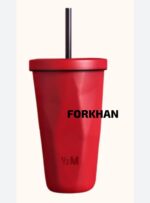 600ml Stainless Steel Vacuum Flask With Retractable Straw Leak-Proof Coffee Tea Cold Drink Bottle Car Thermos Mug Tumbler - Image 6