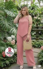 Set Women's2026Summer New Korean Style Suit Collar Floral Top+Lady like Woman Style Straight Wide Leg Pants Two-Piece Set - Image 3