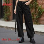 Shein Relaxed Fit Full Length Stone Wash Carpenter Style Cargo Jeans - Image 7