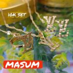 Fashion Jewelry Women Necklace 26 Retro Enamel cute English Letter Initial Necklace Alphabet Rose Flower Name Necklace - Image 4