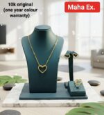 Gold Necklace (Chain With Square Shaped Pendant) 21KT - FKJNKL21KM9944 - Image 9