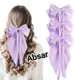 Big bow hairpin red clip headband hair rope female headband super fairy net red hairpin black hair accessories on the back of the head - Image 8