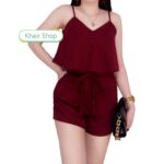 Pajamas for Women Summer Sleepwear y Pyjamas Set Tank Top Shorts Nightwear Thin Comfortable Sleeveless Sleepwear - Image 5
