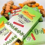 Fragrance 75g Papaya Ginger Yellow Cleaning Bath Hand Face Soap - Image 5