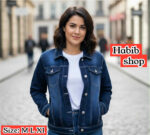 Girls Denim Jacket Denim Blue Jean Jacket - Image 4