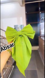 Big bow hairpin red clip headband hair rope female headband super fairy net red hairpin black hair accessories on the back of the head - Image 10