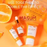 LAIKOU Vitamin C 3-Piece Facial Spa Set – Brightening Face Cream, Eye Cream, & Serum