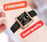 Retro 5pcs Women's Leisure Quartz Wristwatch Set Top Leisure Leather Strap Ladies Watch Girls Square Dial Pointer Watches - Image 3