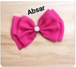 Big bow hairpin red clip headband hair rope female headband super fairy net red hairpin black hair accessories on the back of the head - Image 4