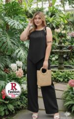 Set Women's2026Summer New Korean Style Suit Collar Floral Top+Lady like Woman Style Straight Wide Leg Pants Two-Piece Set - Image 5