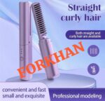Hair Straightener Curler Comb 2-in-1 Wet Dry 180-160-150 Degree Celsius Adjustable Heat Styling Tool For Home