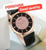 Retro 5pcs Women's Leisure Quartz Wristwatch Set Top Leisure Leather Strap Ladies Watch Girls Square Dial Pointer Watches - Image 5