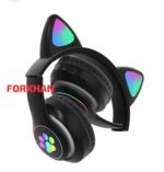 【Hot item】 LED Cute Cat Ears Headphones Headset with Mic TF FM Kid Girl Stereo Music Earbud Kitten Earphone Gift - Image 10