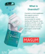 The image shows a bottle of Kat Melendez Ovarsitol, a food supplement for women's wellness and hormonal balance. - Image 3