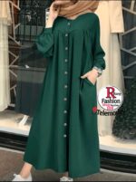 Western Fashion Maroon Color Turkis Gown Ladoes Long kurti Dubai Cherry Georgette Fabric Clothing for Girls