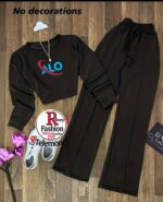 Women's 2-Piece Printed Crop Top & Jogger Set - Image 3