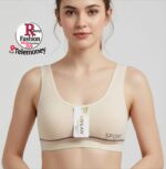 UOKAN Seamless Ribbed Sports Bra with "SPORT" Lettering - Image 5