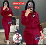 Women Tracksuits High Waist Stretchy Sportswear Matching Outfits Two Piece Sets - Image 4