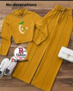 Women's 2-Piece Printed Crop Top & Jogger Set - Image 7