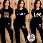 Women's 2-Piece Printed Crop Top and Jogger Co-Ord Set - Image 2