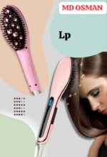 Fast Heating Electric Hair Straightener Brush - Image 2