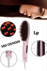 Fast Heating Electric Hair Straightener Brush