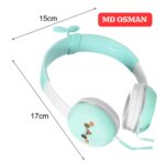 Lovely Me Y-1 Stereo Music Wired Headphones for Kids – Cute Cartoon Edition - Image 4