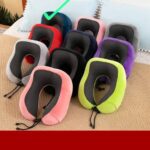 U Shaped Memory Foam Neck Pillows Soft Travel Pillow Massage Neck Pillow Sleeping Airplane Pillow Cervical Health Care