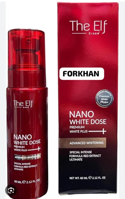 The Elf Nano White Dose Serum 60ml – Brightening & Hydrating Face Serum with Niacinamide & Vitamin C – For Even Skin Tone, Dark Spot Reduction & Radiant Glow